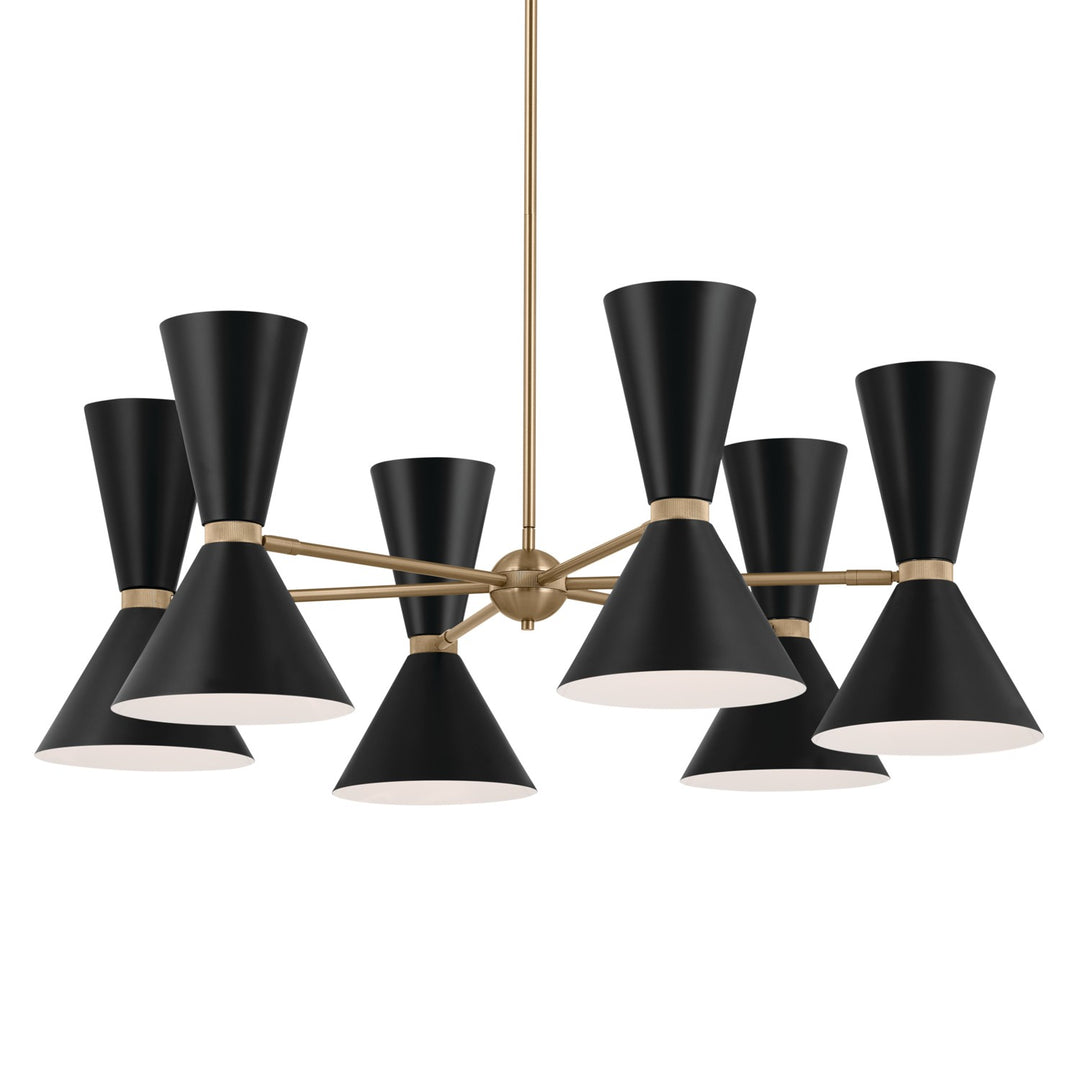Kichler Canada - 52566CPZBK - 12 Light Chandelier - Phix - Champagne Bronze