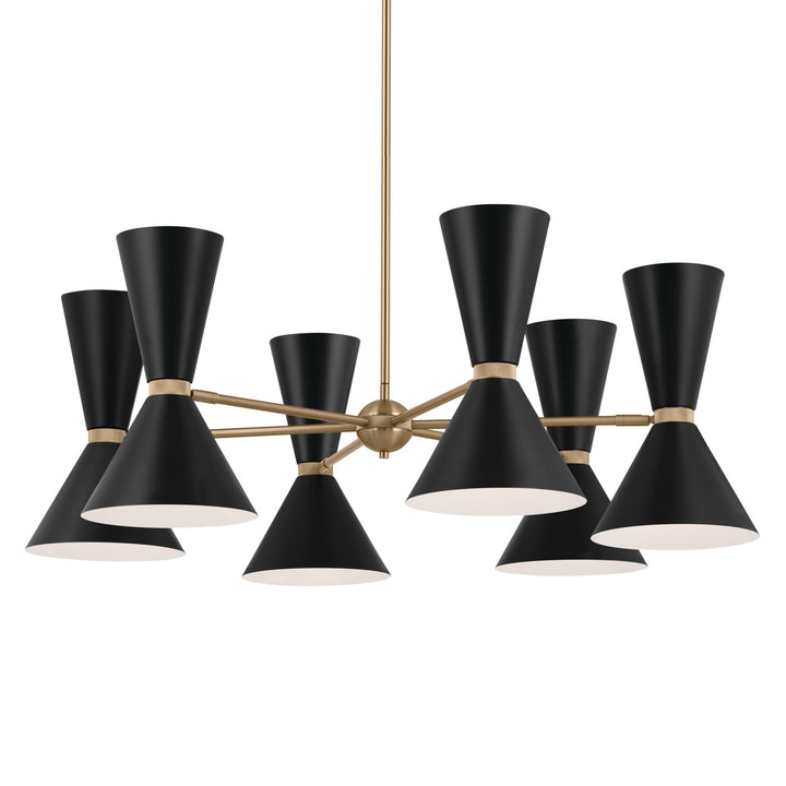 Kichler Canada - 52566CPZBK - 12 Light Chandelier - Phix - Champagne Bronze
