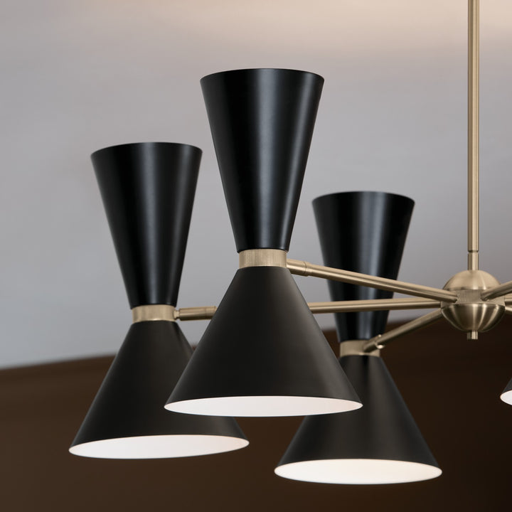 Kichler Canada - 52566CPZBK - 12 Light Chandelier - Phix - Champagne Bronze