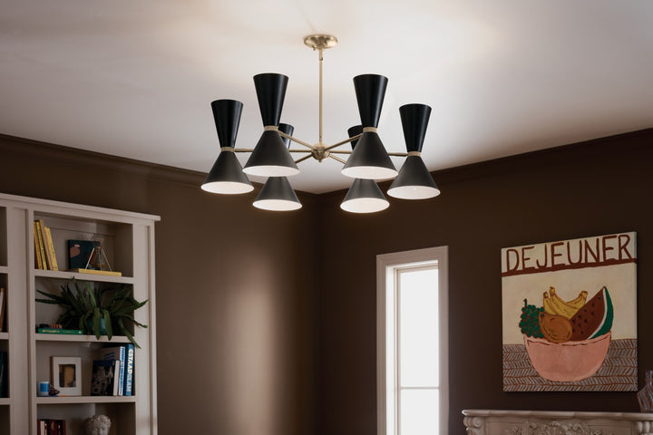 Kichler Canada - 52566CPZBK - 12 Light Chandelier - Phix - Champagne Bronze
