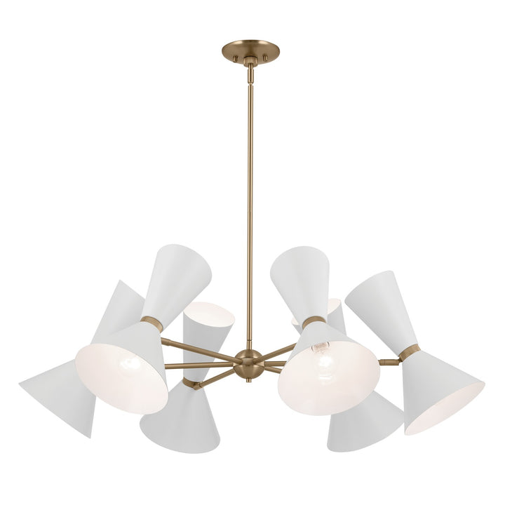 Kichler Canada - 52566CPZWH - 12 Light Chandelier - Phix - Champagne Bronze