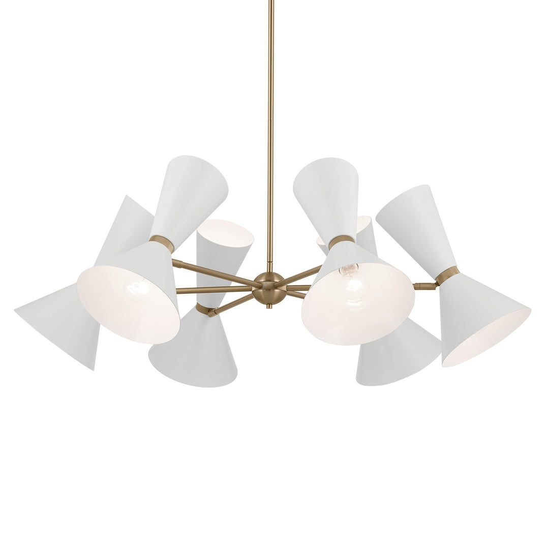 Kichler Canada - 52566CPZWH - 12 Light Chandelier - Phix - Champagne Bronze