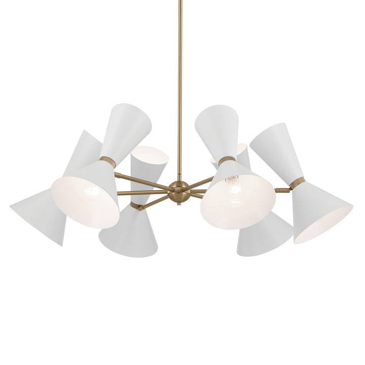 Kichler Canada - 52566CPZWH - 12 Light Chandelier - Phix - Champagne Bronze