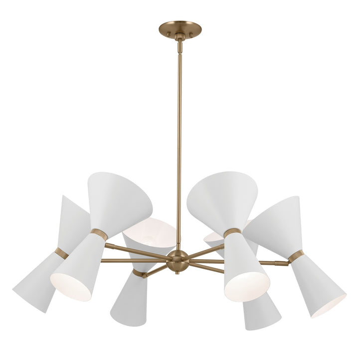 Kichler Canada - 52566CPZWH - 12 Light Chandelier - Phix - Champagne Bronze