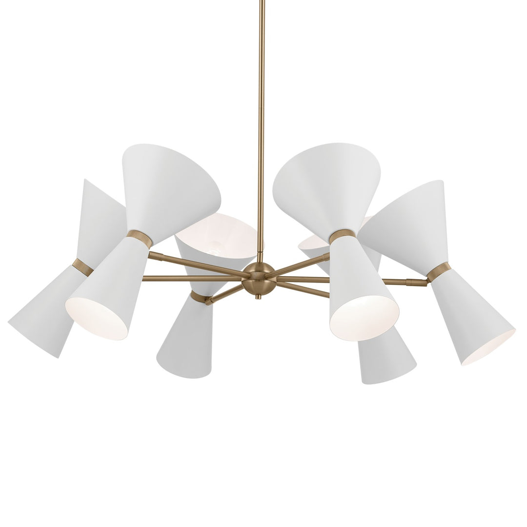 Kichler Canada - 52566CPZWH - 12 Light Chandelier - Phix - Champagne Bronze