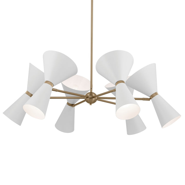 Kichler Canada - 52566CPZWH - 12 Light Chandelier - Phix - Champagne Bronze