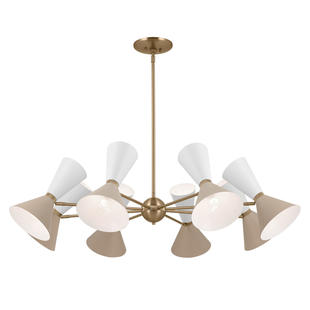 Kichler Canada - 52567CPZGRG - 16 Light Chandelier - Phix - Champagne Bronze