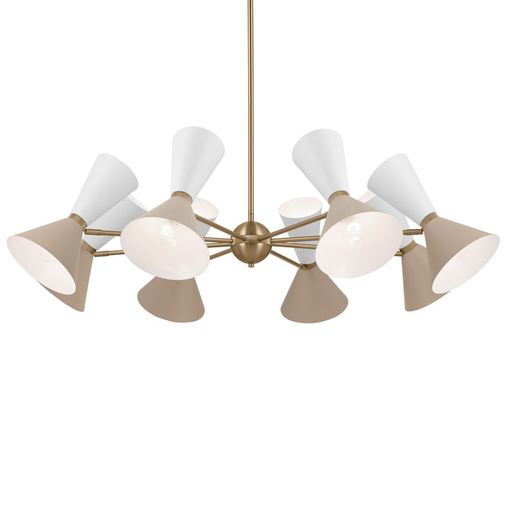 Kichler Canada - 52567CPZGRG - 16 Light Chandelier - Phix - Champagne Bronze