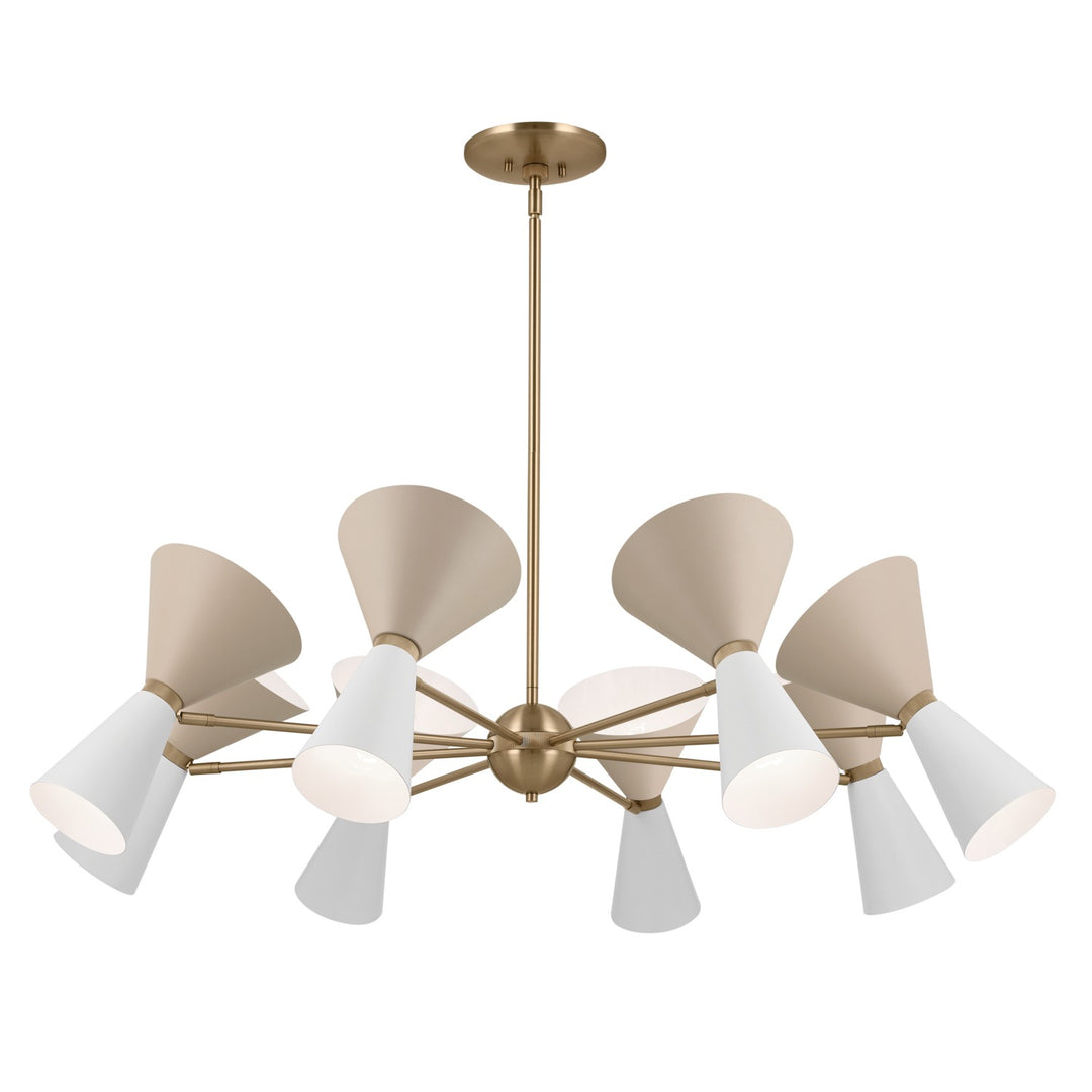 Kichler Canada - 52567CPZGRG - 16 Light Chandelier - Phix - Champagne Bronze