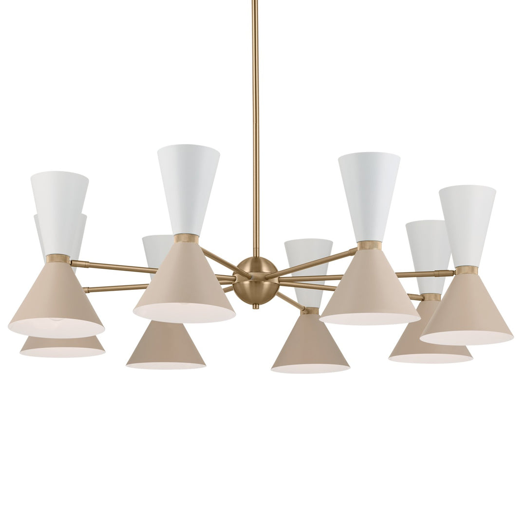 Kichler Canada - 52567CPZGRG - 16 Light Chandelier - Phix - Champagne Bronze