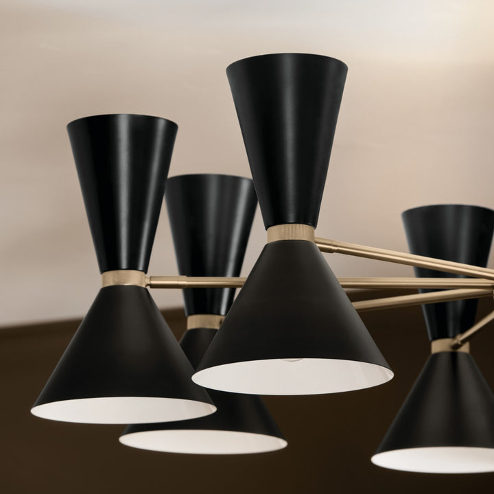 Kichler Canada - 52567CPZBK - 16 Light Chandelier - Phix - Champagne Bronze