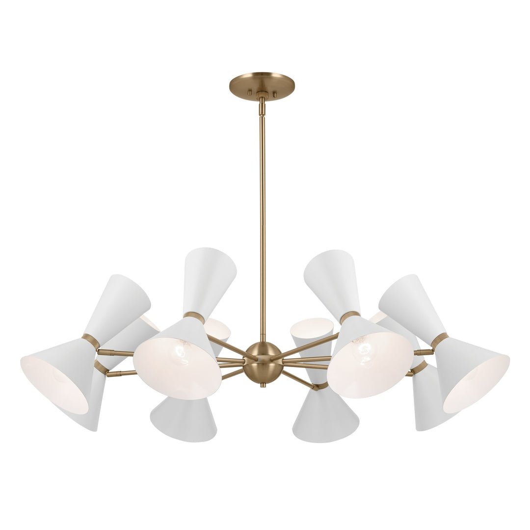 Kichler Canada - 52567CPZWH - 16 Light Chandelier - Phix - Champagne Bronze