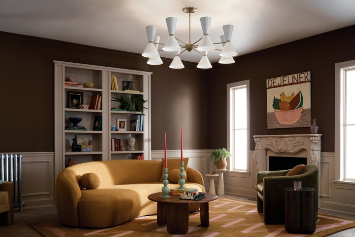Kichler Canada - 52567CPZWH - 16 Light Chandelier - Phix - Champagne Bronze