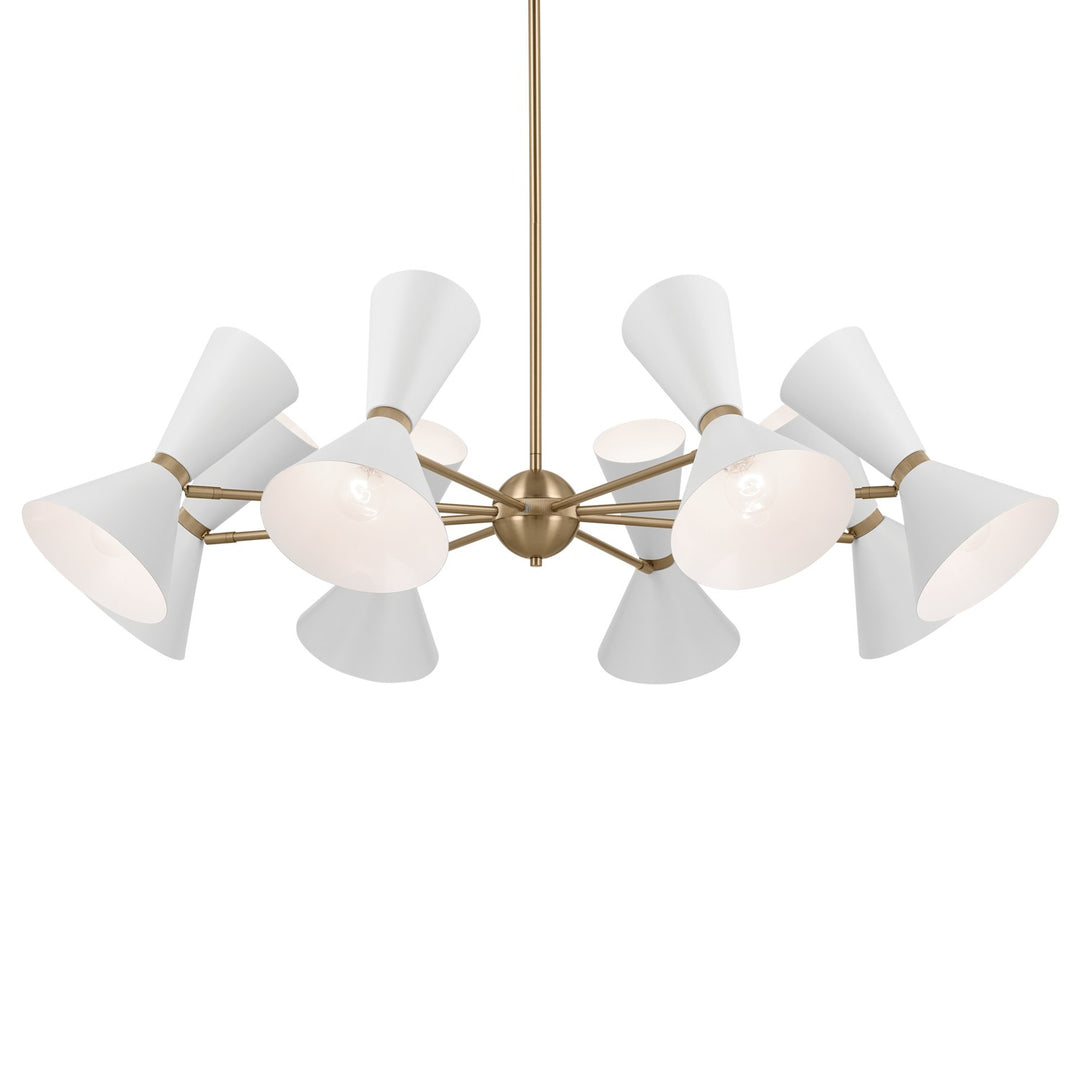 Kichler Canada - 52567CPZWH - 16 Light Chandelier - Phix - Champagne Bronze