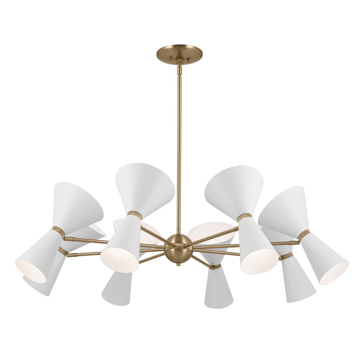 Kichler Canada - 52567CPZWH - 16 Light Chandelier - Phix - Champagne Bronze