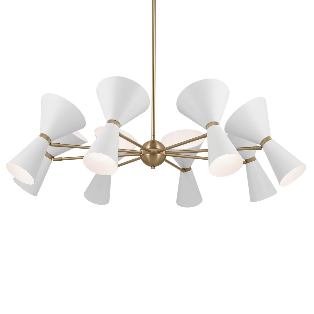 Kichler Canada - 52567CPZWH - 16 Light Chandelier - Phix - Champagne Bronze