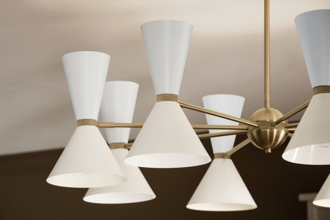 Kichler Canada - 52567CPZWH - 16 Light Chandelier - Phix - Champagne Bronze