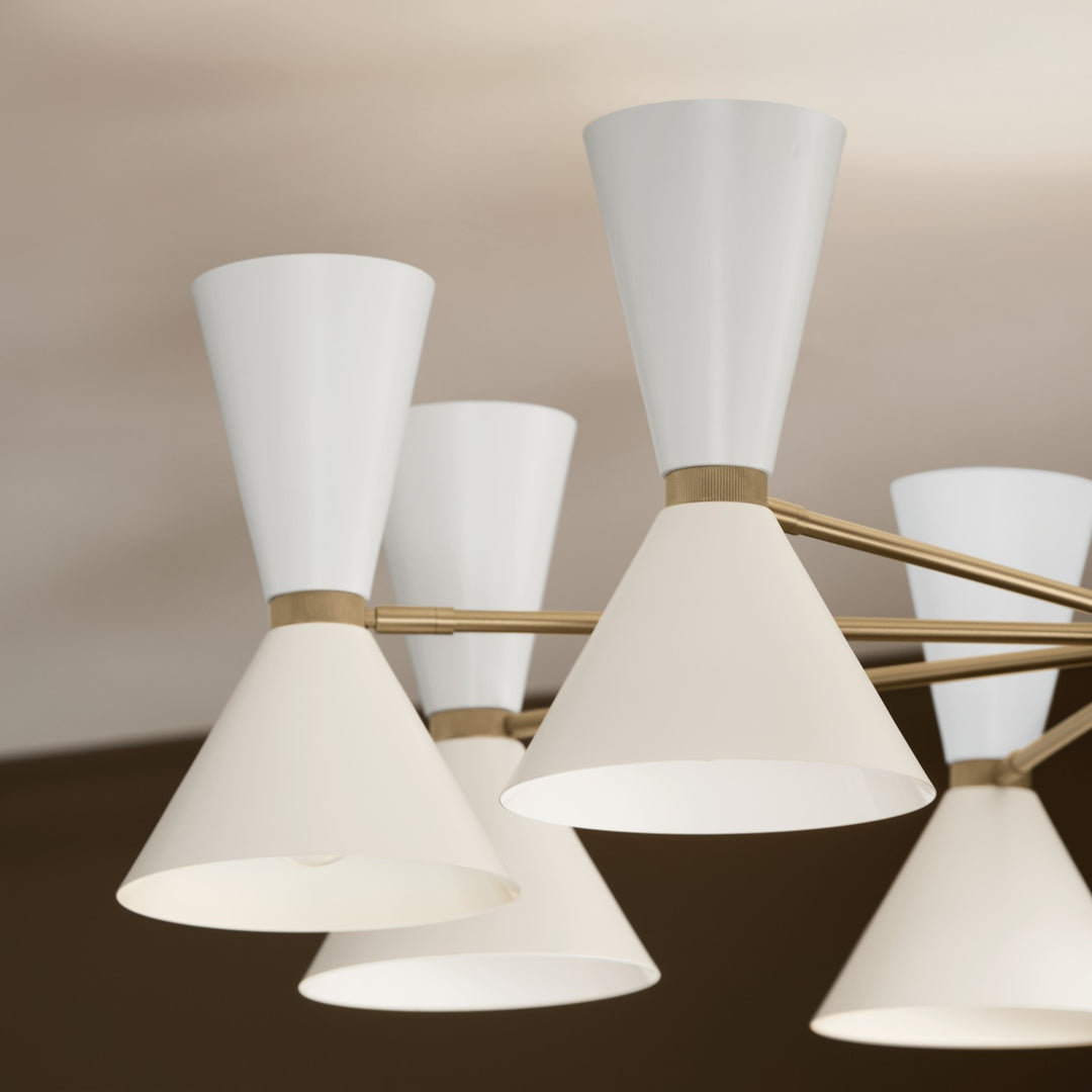 Kichler Canada - 52567CPZWH - 16 Light Chandelier - Phix - Champagne Bronze