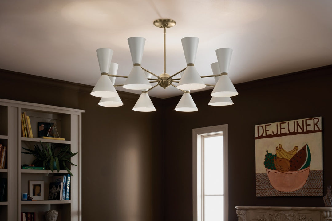 Kichler Canada - 52567CPZWH - 16 Light Chandelier - Phix - Champagne Bronze