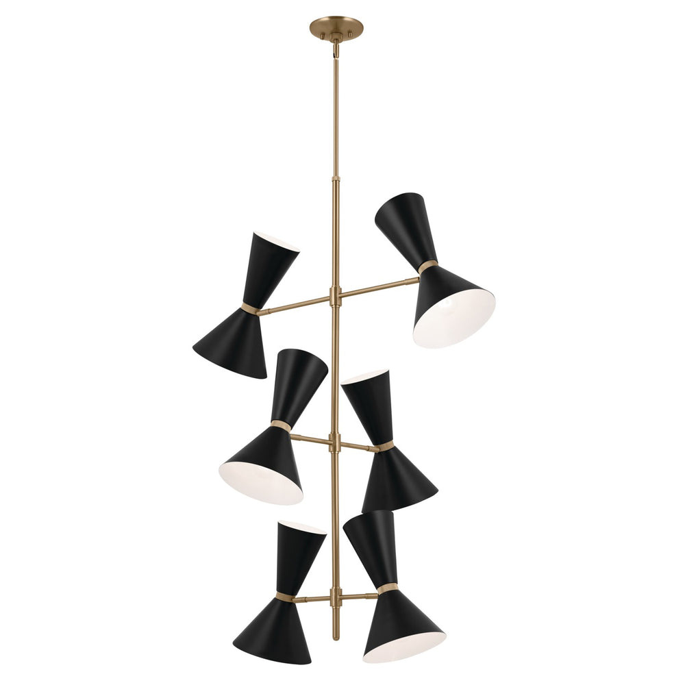 Kichler Canada - 52568CPZBK - 12 Light Foyer Chandelier - Phix - Champagne Bronze