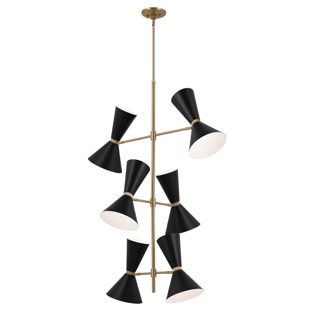 Kichler Canada - 52568CPZBK - 12 Light Foyer Chandelier - Phix - Champagne Bronze