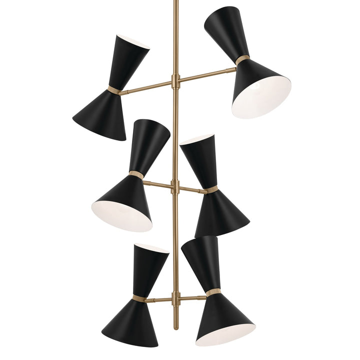 Kichler Canada - 52568CPZBK - 12 Light Foyer Chandelier - Phix - Champagne Bronze