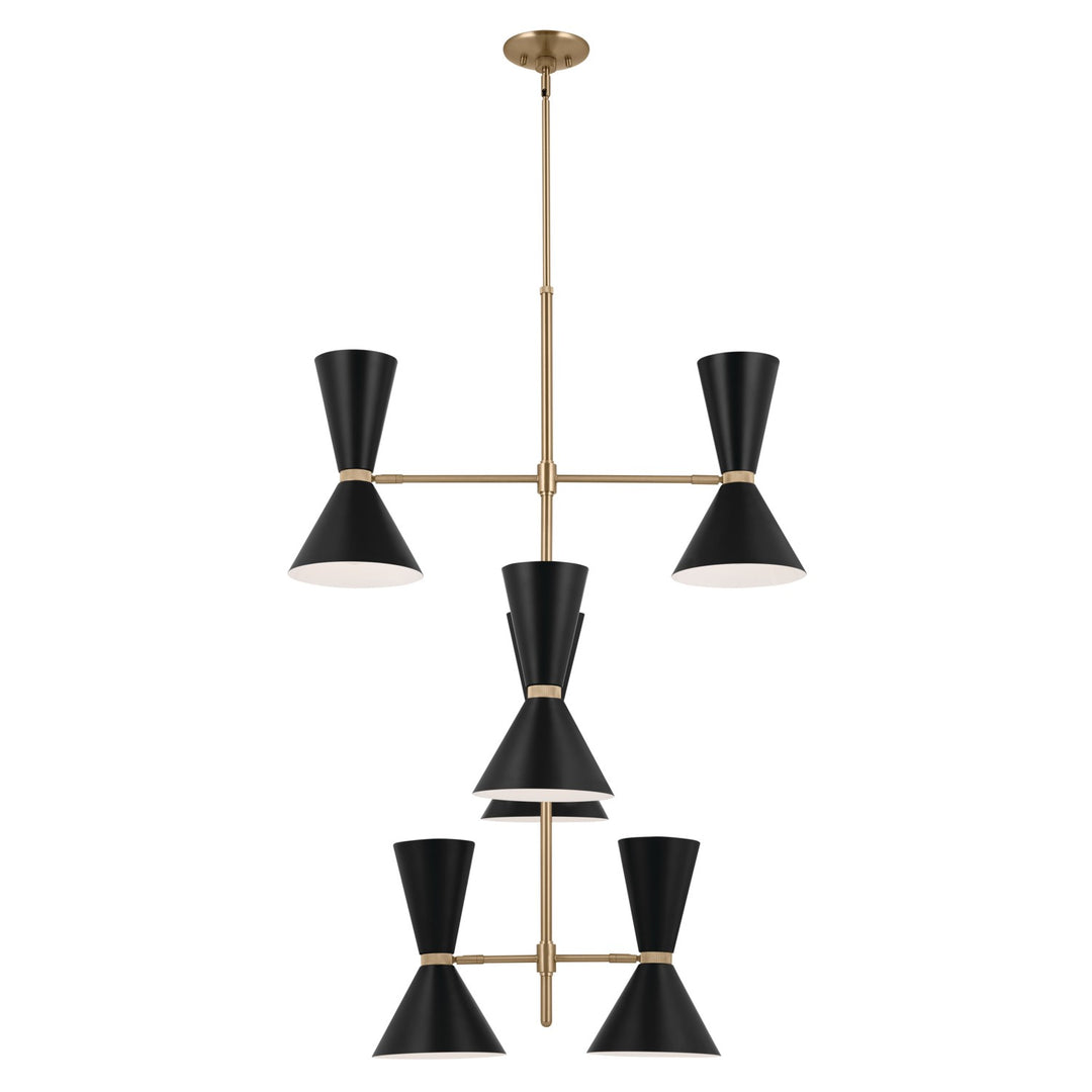 Kichler Canada - 52568CPZBK - 12 Light Foyer Chandelier - Phix - Champagne Bronze