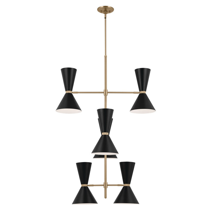 Kichler Canada - 52568CPZBK - 12 Light Foyer Chandelier - Phix - Champagne Bronze
