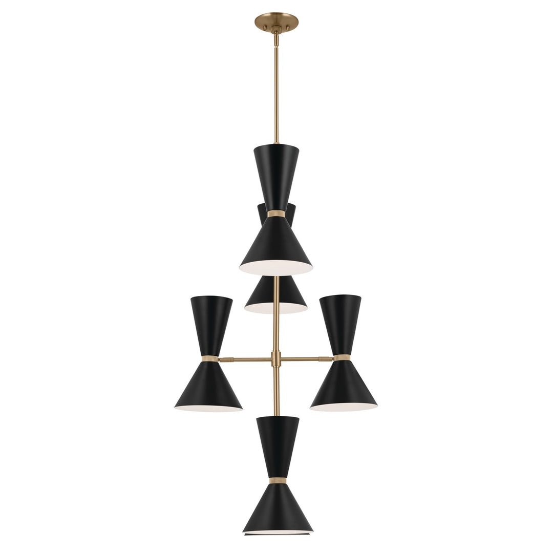 Kichler Canada - 52568CPZBK - 12 Light Foyer Chandelier - Phix - Champagne Bronze