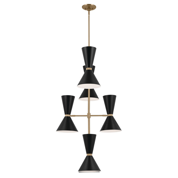 Kichler Canada - 52568CPZBK - 12 Light Foyer Chandelier - Phix - Champagne Bronze