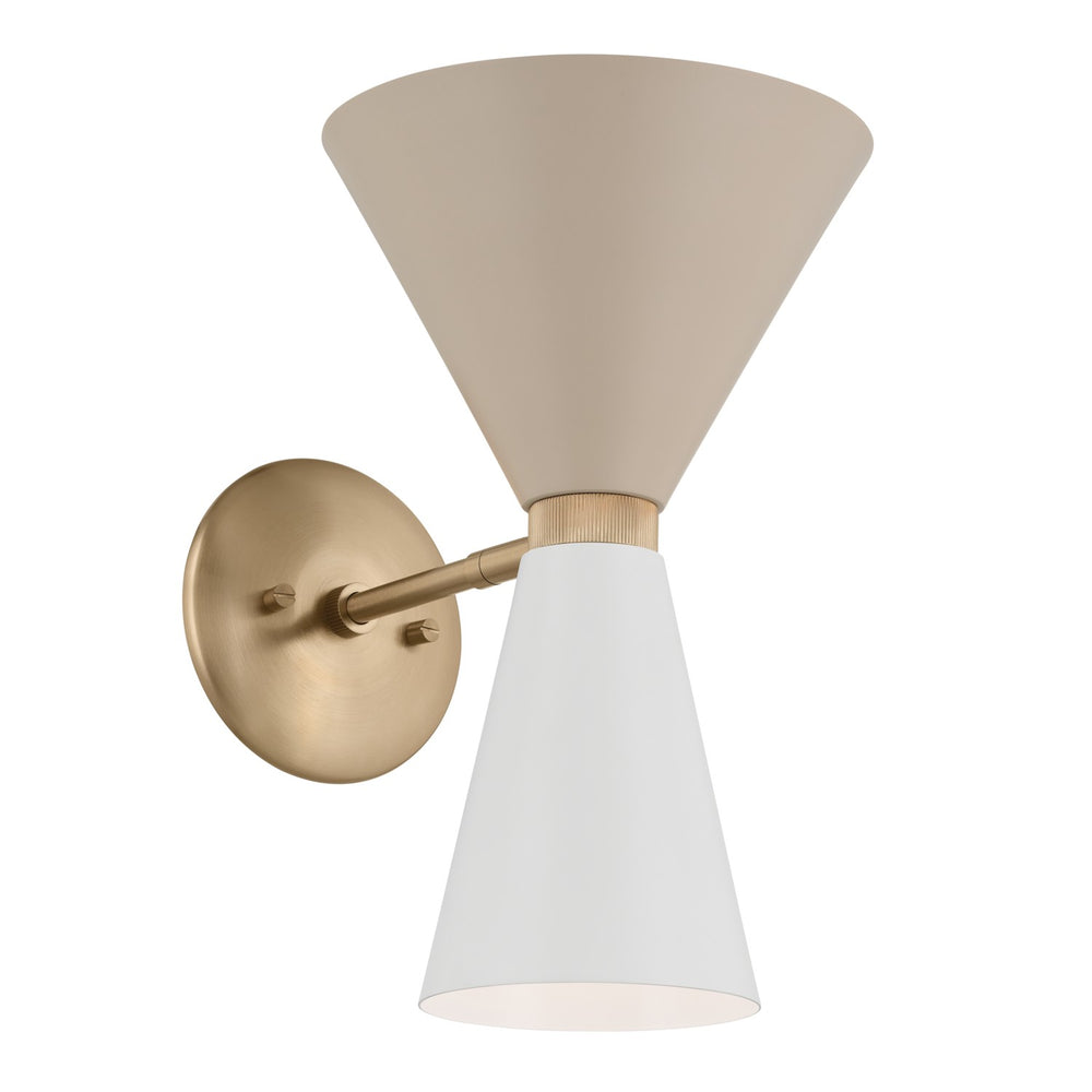 Kichler Canada - 52570CPZGRG - Two Light Wall Sconce - Phix - Champagne Bronze