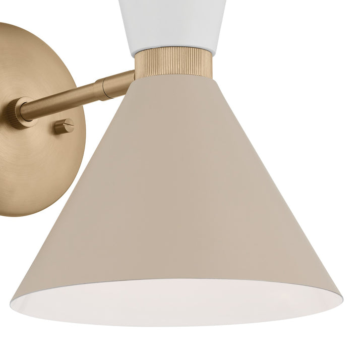 Kichler Canada - 52570CPZGRG - Two Light Wall Sconce - Phix - Champagne Bronze