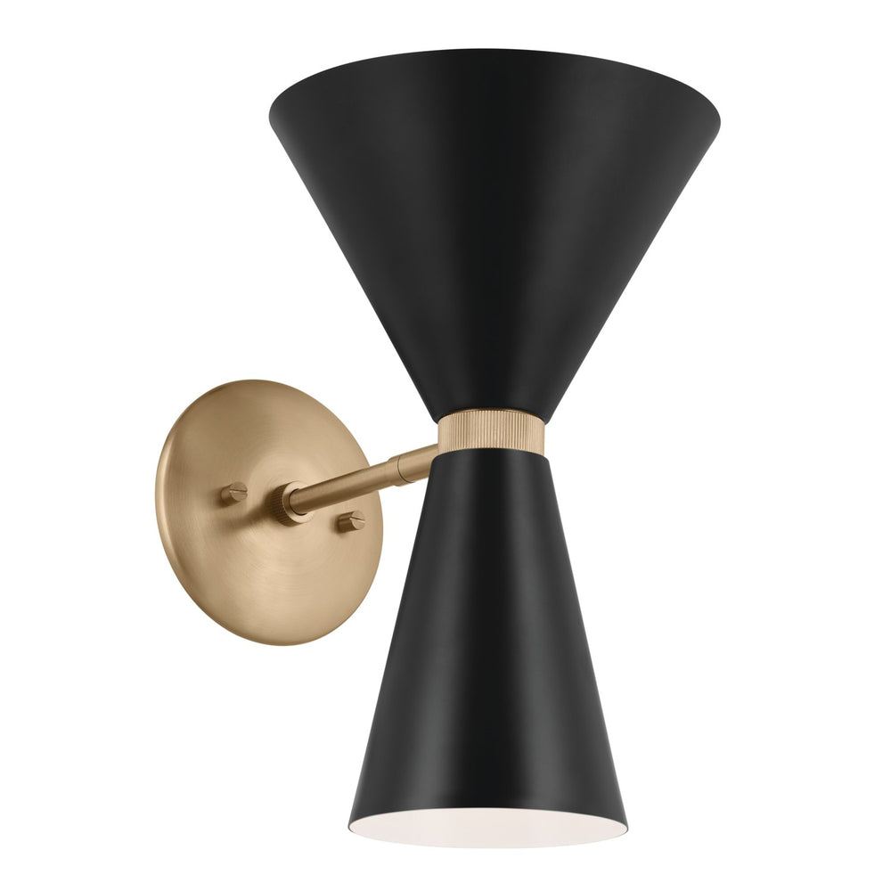 Kichler Canada - 52570CPZBK - Two Light Wall Sconce - Phix - Champagne Bronze