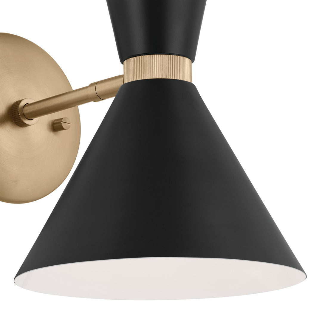 Kichler Canada - 52570CPZBK - Two Light Wall Sconce - Phix - Champagne Bronze