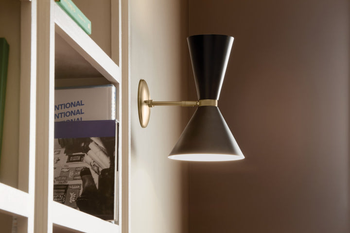 Kichler Canada - 52570CPZBK - Two Light Wall Sconce - Phix - Champagne Bronze