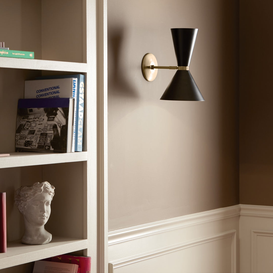 Kichler Canada - 52570CPZBK - Two Light Wall Sconce - Phix - Champagne Bronze