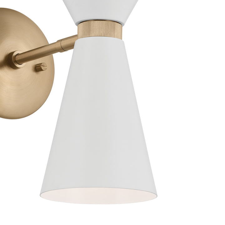 Kichler Canada - 52570CPZWH - Two Light Wall Sconce - Phix - Champagne Bronze
