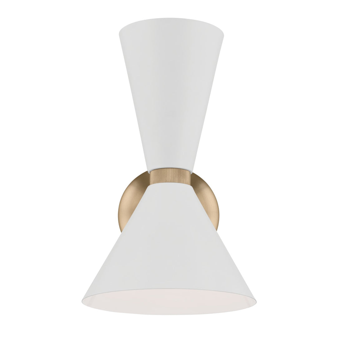 Kichler Canada - 52570CPZWH - Two Light Wall Sconce - Phix - Champagne Bronze