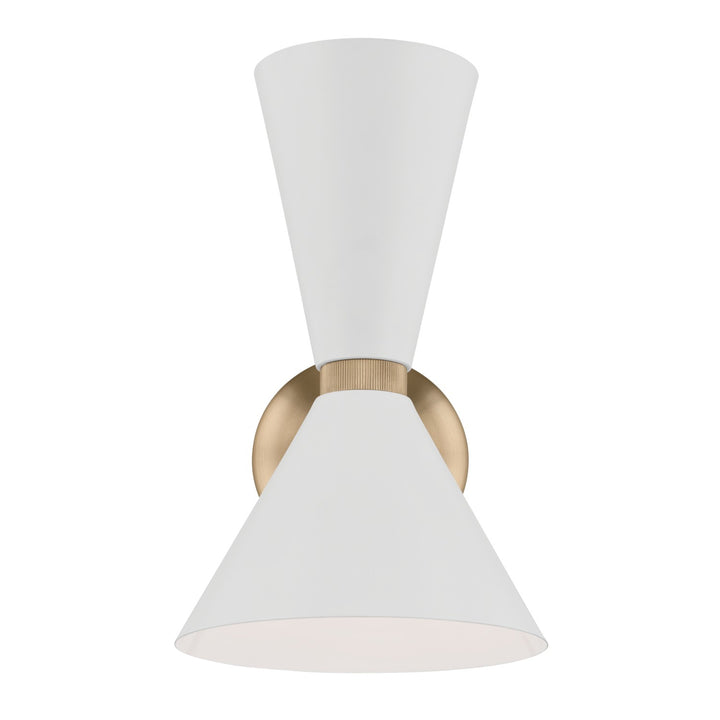 Kichler Canada - 52570CPZWH - Two Light Wall Sconce - Phix - Champagne Bronze
