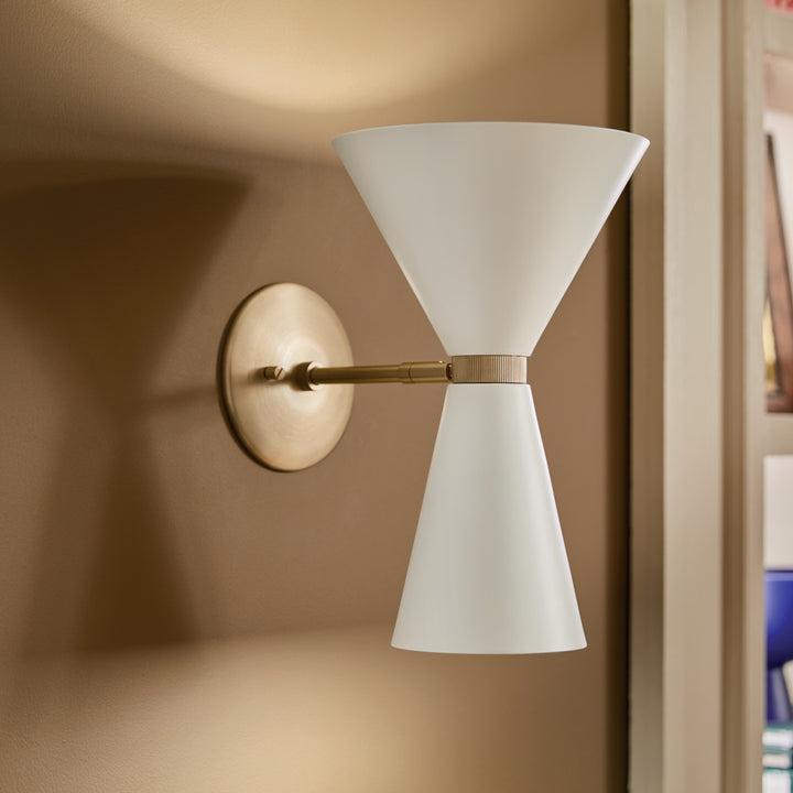 Kichler Canada - 52570CPZWH - Two Light Wall Sconce - Phix - Champagne Bronze