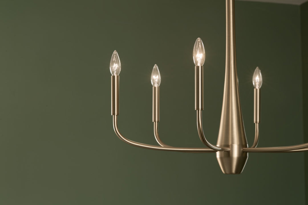 Kichler Canada - 52525CPZ - Six Light Chandelier - Deela - Champagne Bronze