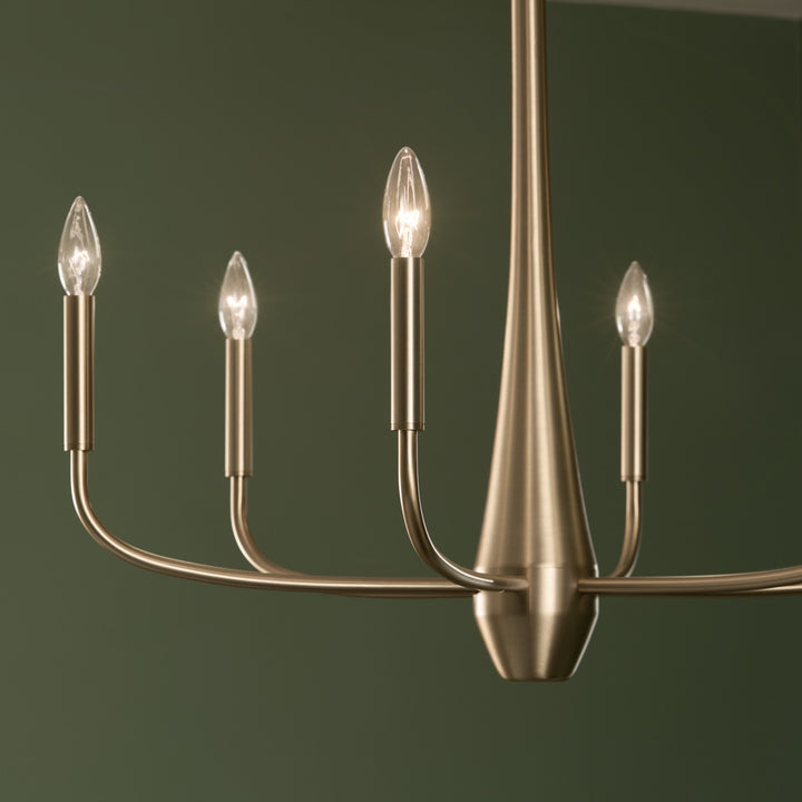 Kichler Canada - 52525CPZ - Six Light Chandelier - Deela - Champagne Bronze