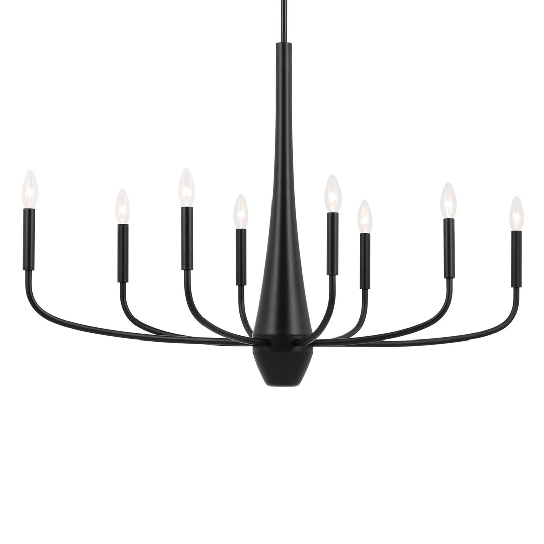 Kichler Canada - 52526BK - Eight Light Chandelier - Deela - Black