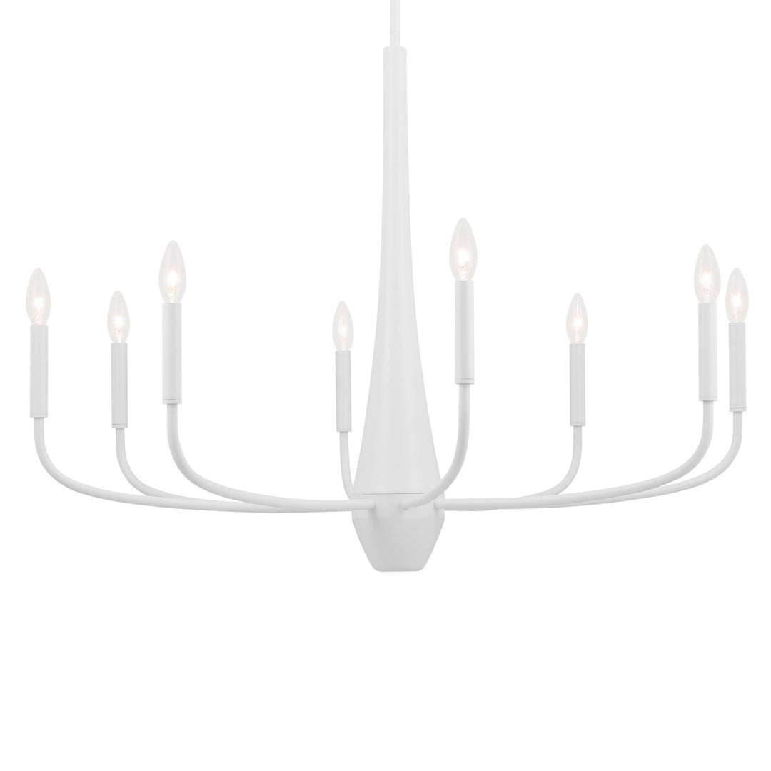 Kichler Canada - 52526WH - Eight Light Chandelier - Deela - White