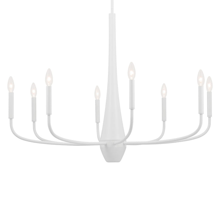 Kichler Canada - 52526WH - Eight Light Chandelier - Deela - White