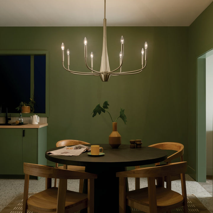 Kichler Canada - 52526CPZ - Eight Light Chandelier - Deela - Champagne Bronze