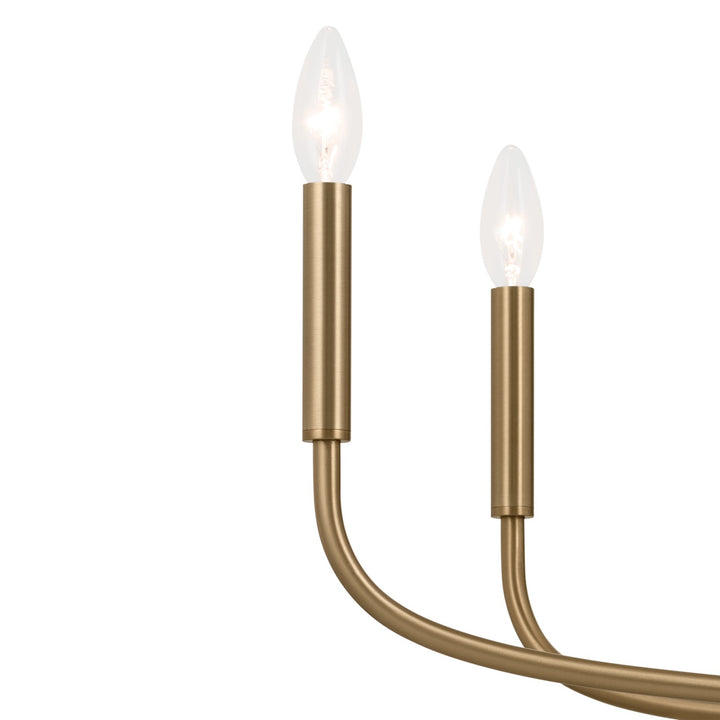 Kichler Canada - 52526CPZ - Eight Light Chandelier - Deela - Champagne Bronze