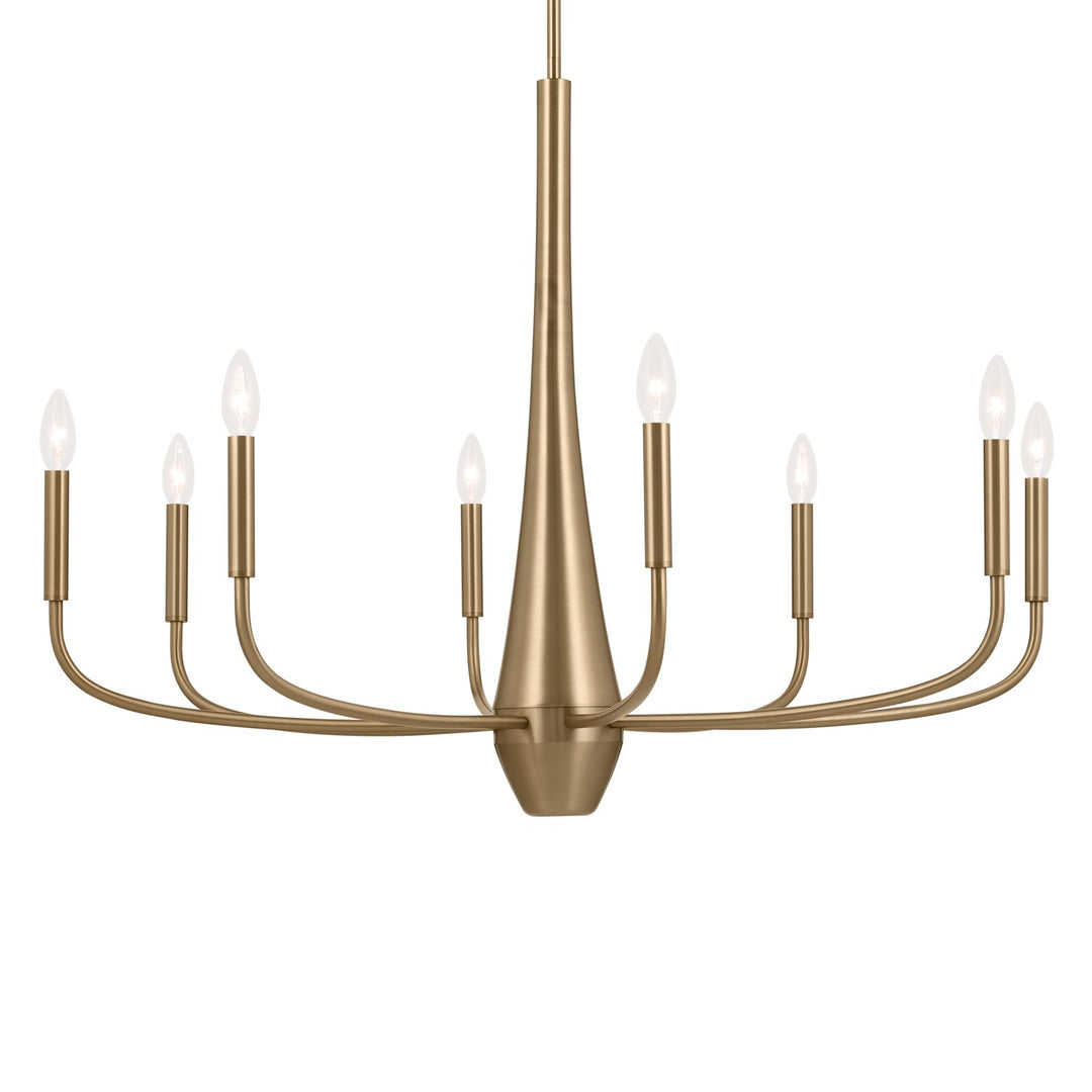 Kichler Canada - 52526CPZ - Eight Light Chandelier - Deela - Champagne Bronze