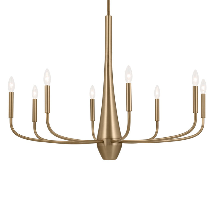 Kichler Canada - 52526CPZ - Eight Light Chandelier - Deela - Champagne Bronze