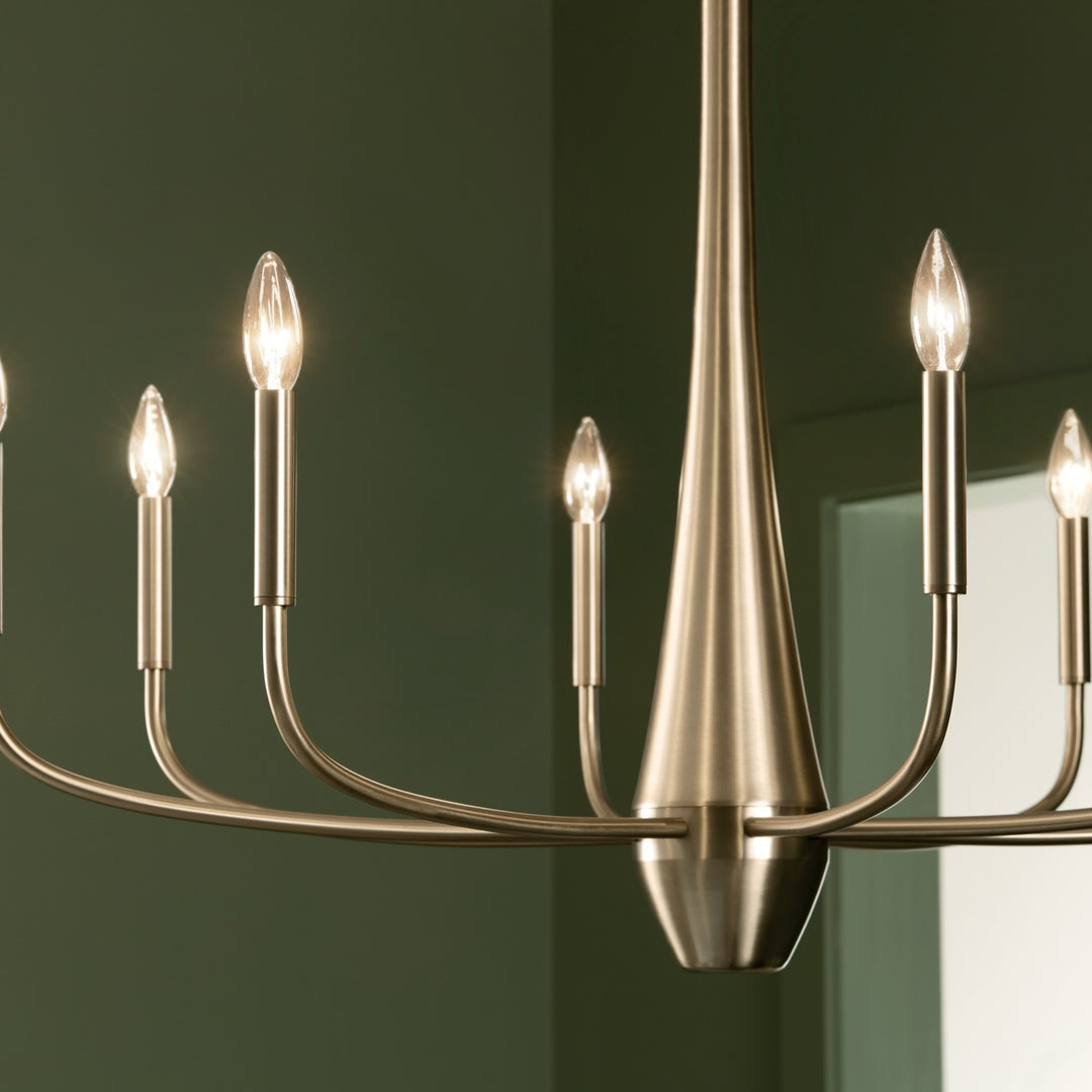 Kichler Canada - 52526CPZ - Eight Light Chandelier - Deela - Champagne Bronze